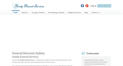 Desktop Screenshot of familyfuneralservices.com.au